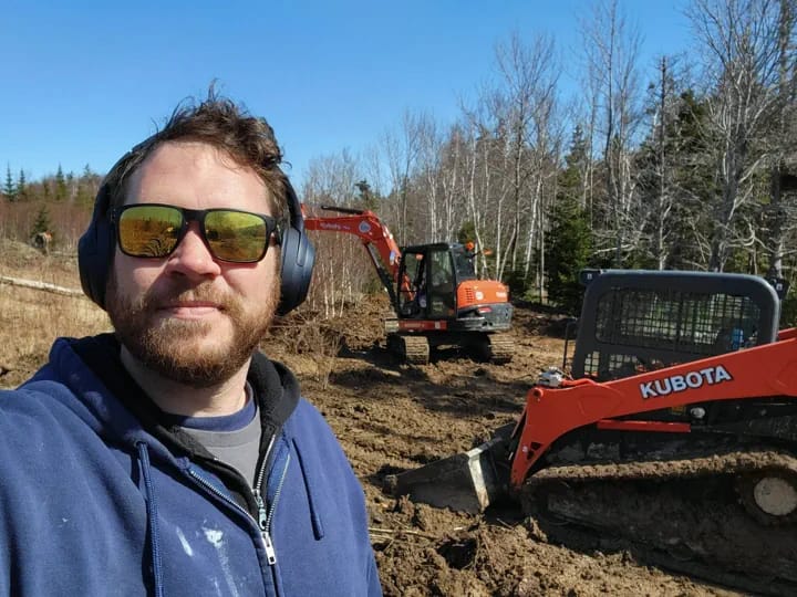 Jordan Borg At Terra Forma Work Site